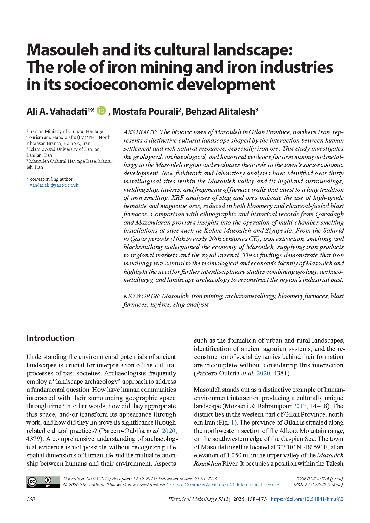 First page of article