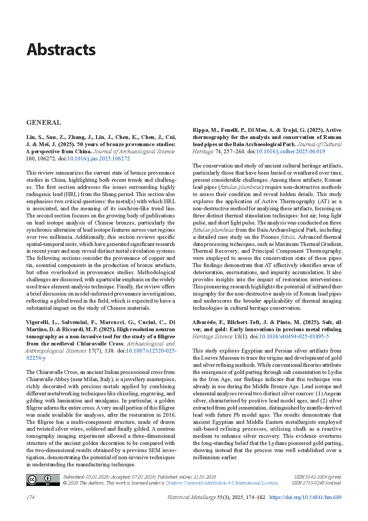 First page of article